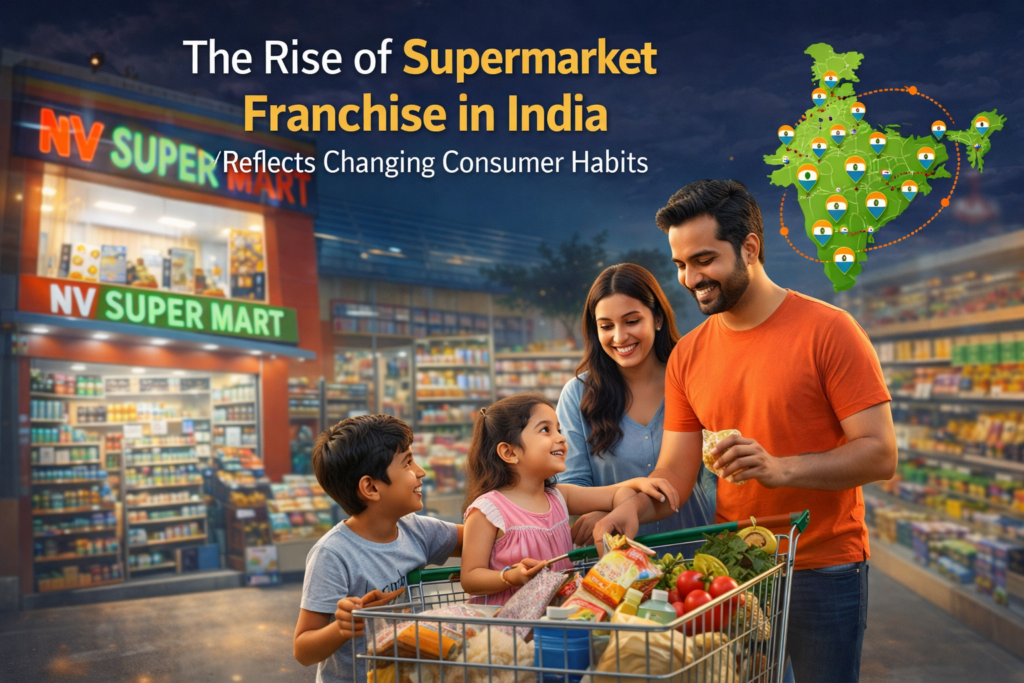 supermarket franchise in india