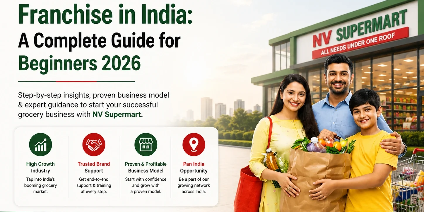 grocery store franchise in india
