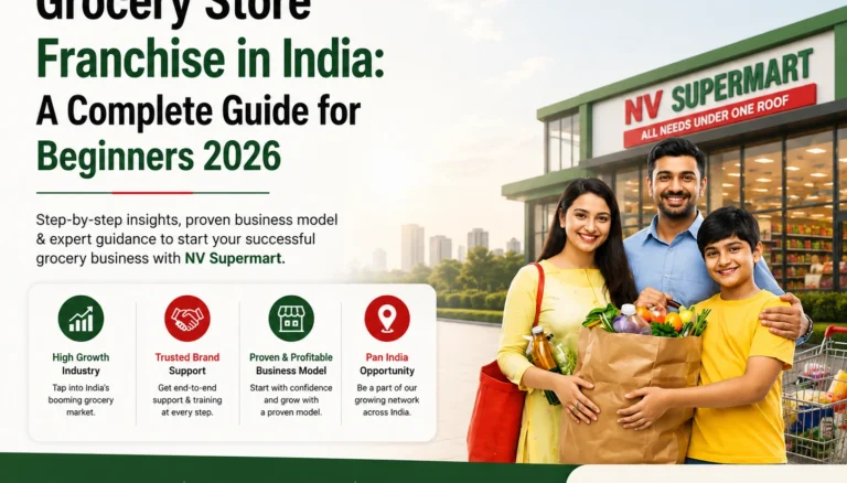 grocery store franchise in india