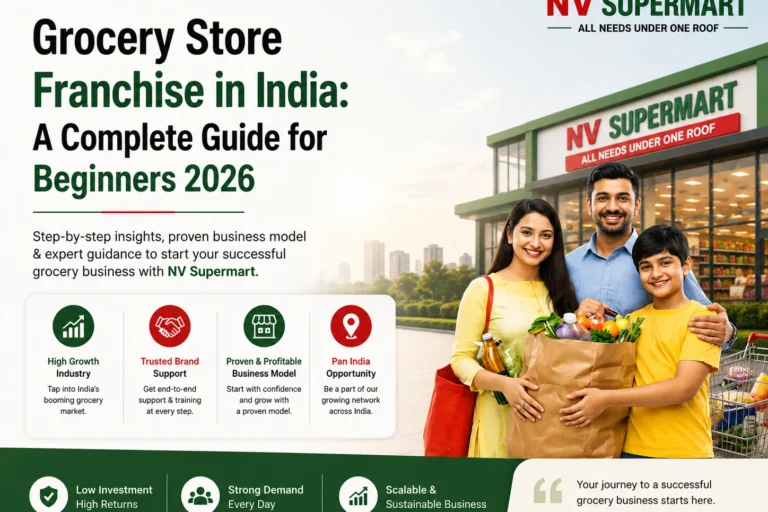 grocery store franchise in india