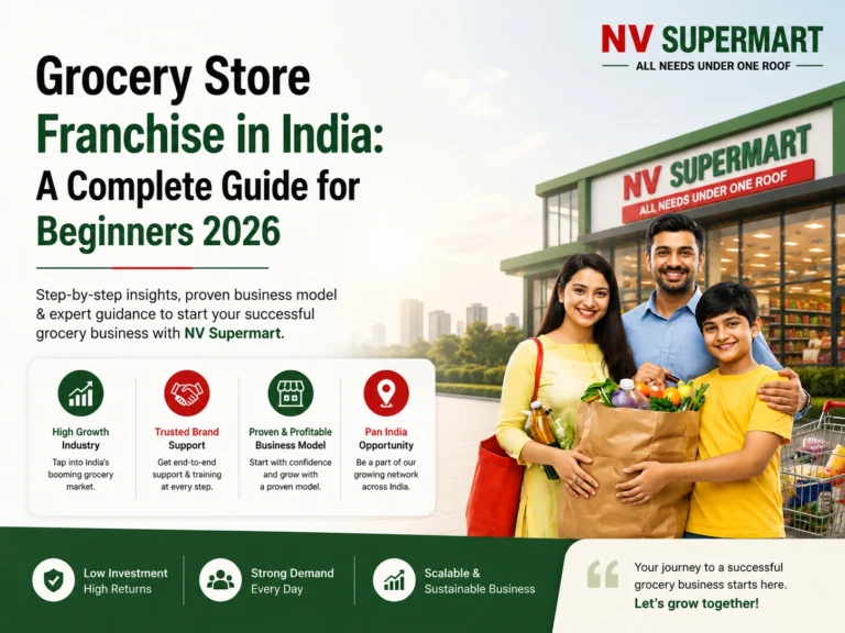 grocery store franchise in india